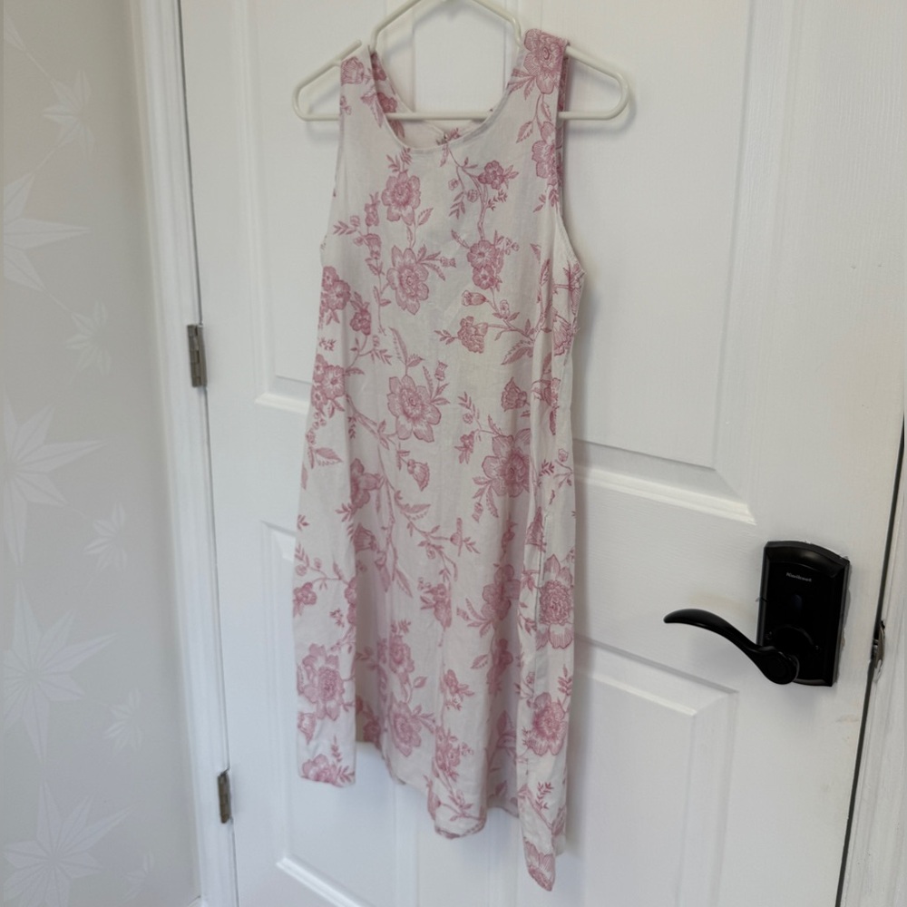NWT Joie Linen Blend Floral Sleeveless Dress – Size S